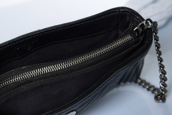 Chanel, custodia porta cellulare Le Boy con motivo a chevron – Borse a tracolla, Lambskin (photo 7 of 12)