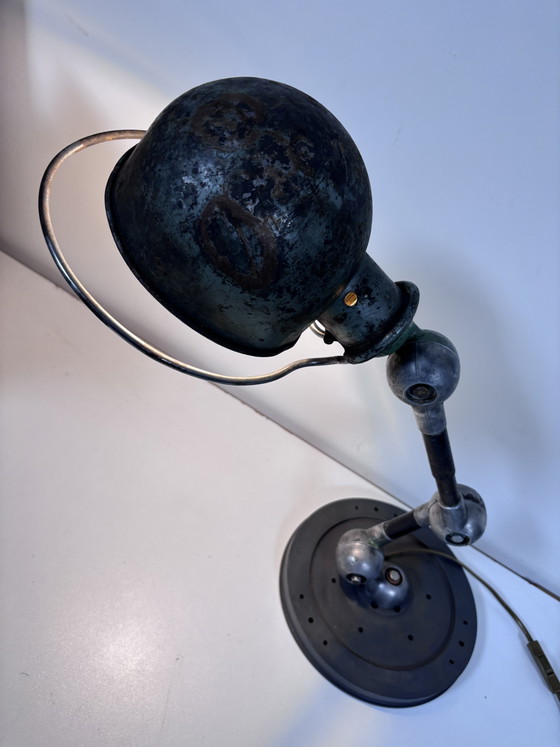 Unique Industrial Table Lamp (Vintage Jieldé Arm & Hinges) – Jielde, Metal (photo 7 of 15)
