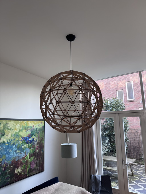 Grote Houten Hanglamp