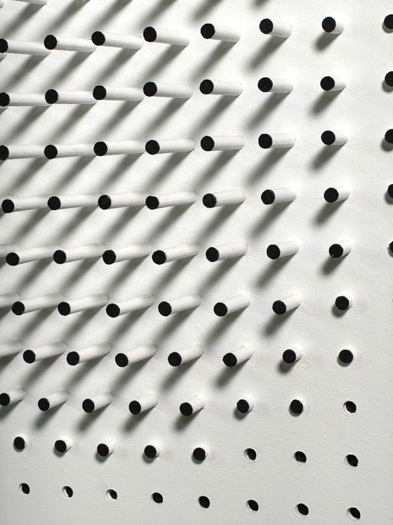 Zero Art Wandrelief, Abstraktes Kunstwerk – Bildhauerei, Mdf, Wood (photo 11 of 12)