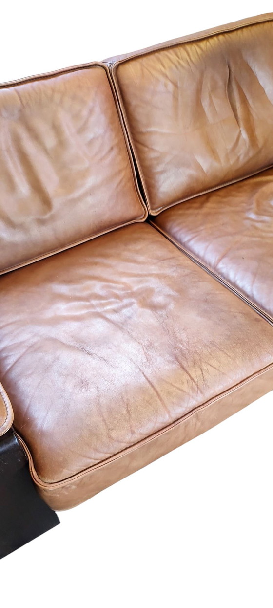 Image 1 of Leolux Sleek Brutalist Two-Sitter 1970