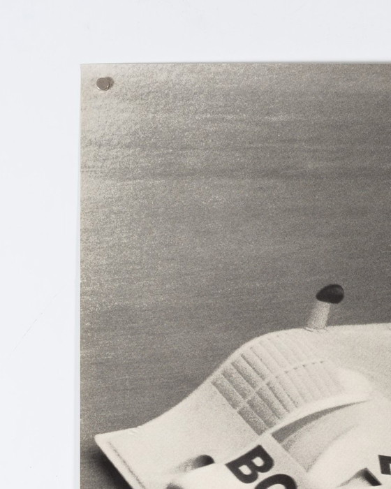 Image 1 of Imola Interserie 5x Porsche – 1973 – Originele Vintage Porsche Poster van Atelier Strenger – Mid-Century Modern – 102x76 cm