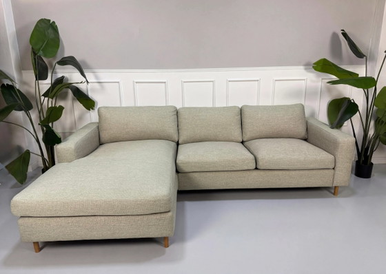 Image 1 of Bolia Scandinavia Sofa Daune Stoff Grau 3-Sitzer Ottomane