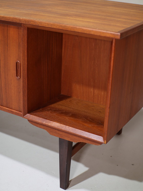 Image 1 of Freestanding desk Danish vintage teak