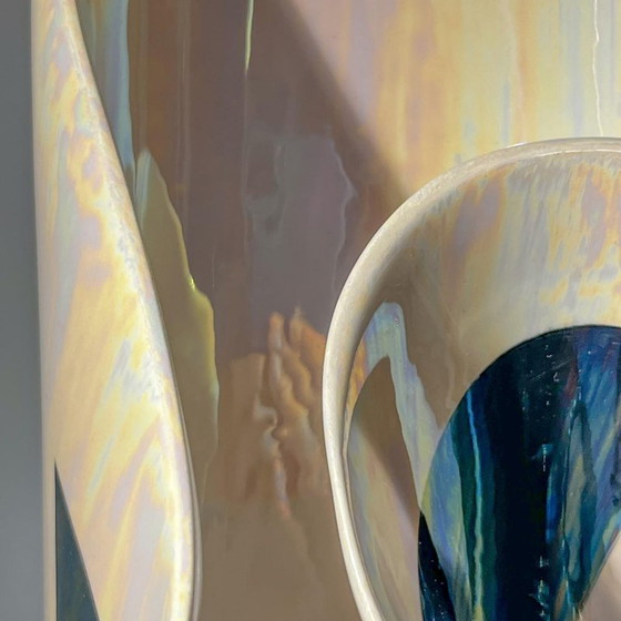 Vase sculptural en céramique irisée, années 1960-1970 – Ceramic (photo 5 of 14)
