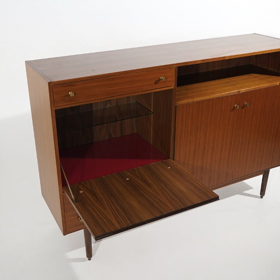 Wooden Sideboard With Integrated Bar, 1960s (photo 10 of 15)