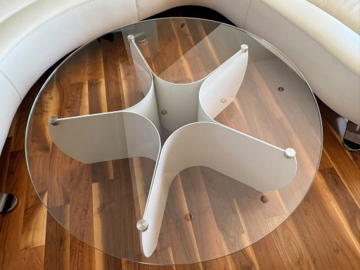Rolf Benz Designer Salontafel 8150 – Optiwhite Glas | Perfecte Staat