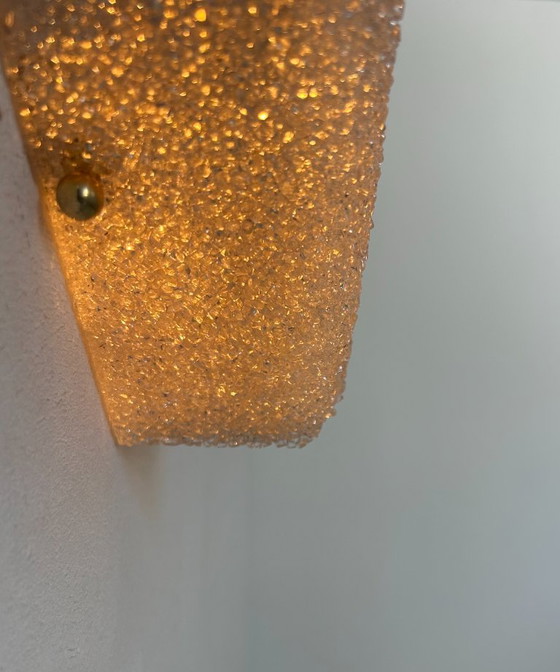 Image 1 of Vintage wandlamp in messing en plexiglas, Frankrijk 1960