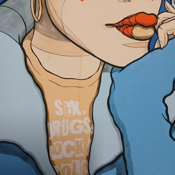 Image 1 of El Bocho - Sex, Drugs and Rock'n Roll - Mini - Gicclée - handsigniert