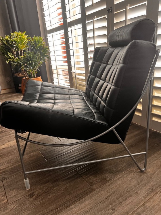 Image 1 of Leolux Volare Sessel + Fußhocker