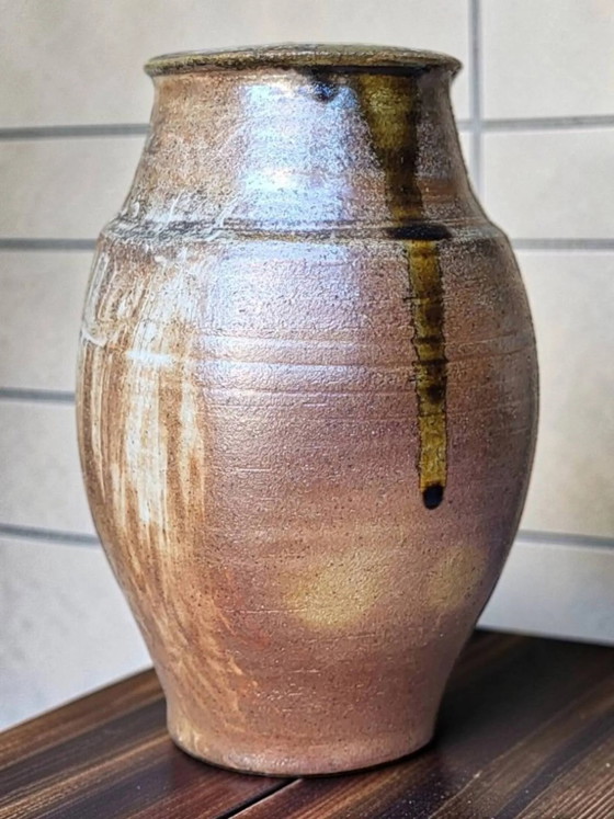 Vaso in gres Jean-Michel Doix / Puisaye – Vasi, Porcelain, Brutalist (photo 6 of 10)