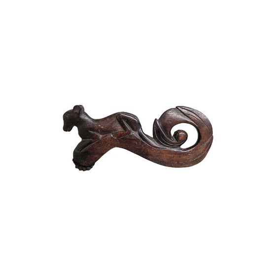 Image 1 of Roue à écureuil en bois antique, fin XVIIIe - début XIXe siècle