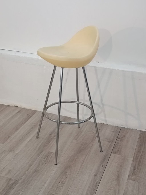 Barstool by Roberto Foschia for MIDJ 1970s Original Edition – barkrukken, Metal, Plastic