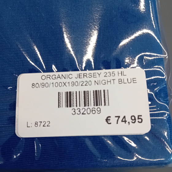 Image 1 of Jersey fitted sheet 235 90 x 200/210