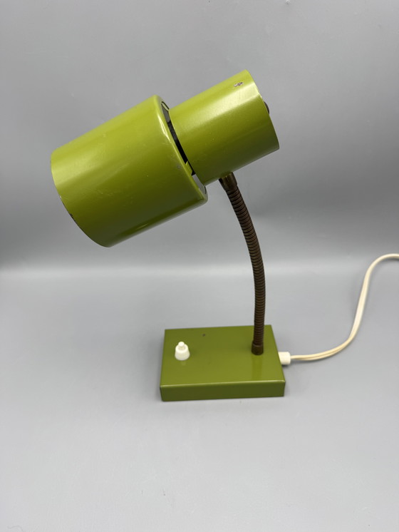 Image 1 of Vintage green desk lamp – 70s style