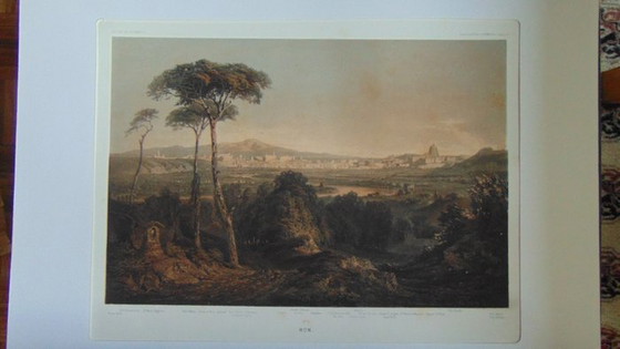 Image 1 of Karl Lindemann-Frommel (1819-1891) Lithographie Rom