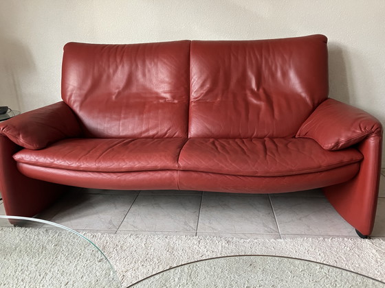 Image 1 of Set van twee Leolux banken: een tweezitsbank en 2,5 zitsbank