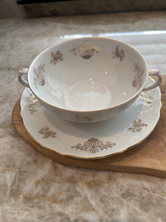 Image 1 of 2 cuencos de sopa antiguos de Baviera