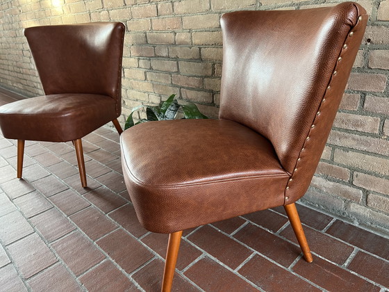 Image 1 of 2x Mid-Century Cocktail Chairs