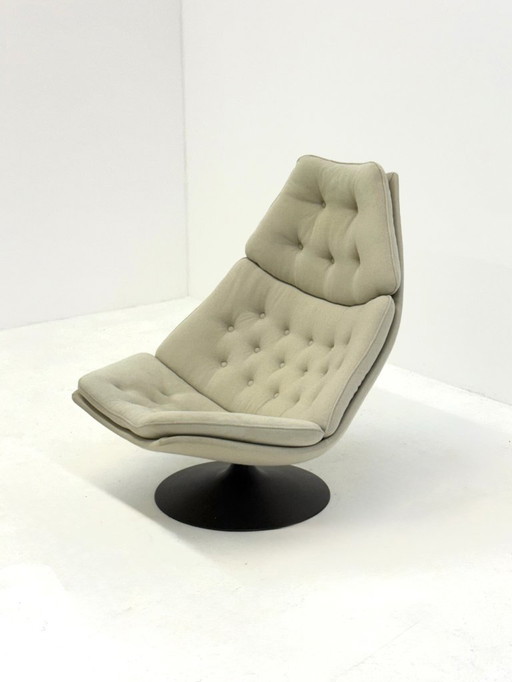 Artifort F588 loungestoel met hocker door Geoffrey Harcourt
