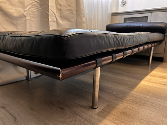 Cama de día Barcelona, Camas de día, Cuero, Madera, Negro (foto 2 de 5)