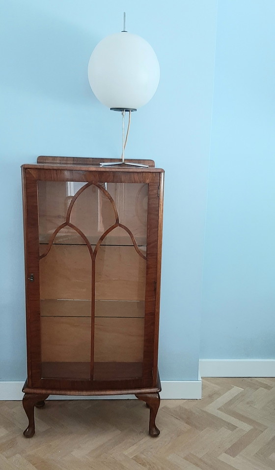 Image 1 of Vitrine vintage en acajou