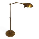 Holtkötter 6352/1-3 Lampe de table et de lecture – Couleur laiton, Dimmable et réglable en hauteur, 1960