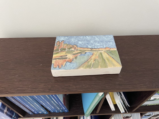 Image 1 of Small Ceramic painting landscape