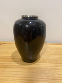 Vase japonais vintage – Grues et Mont Fuji