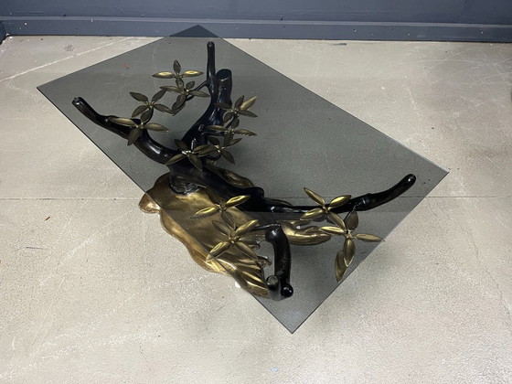Image 1 of Bronze bonsai coffee table by Willy daro, 1970s