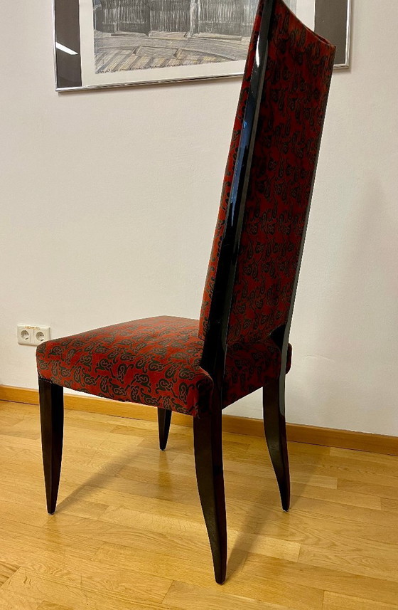 Image 1 of Art Deco stoelen, set van 8