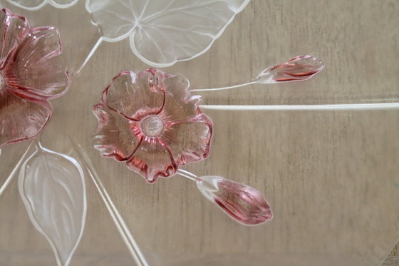 Walther Glas Ovale Servierschale, Rosa Blumen & Satineffekt – Mikasa - Walther Glas, Schalen (photo 4 of 10)