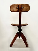 Wooden office chair 1930s, Atvidaberg Sweden