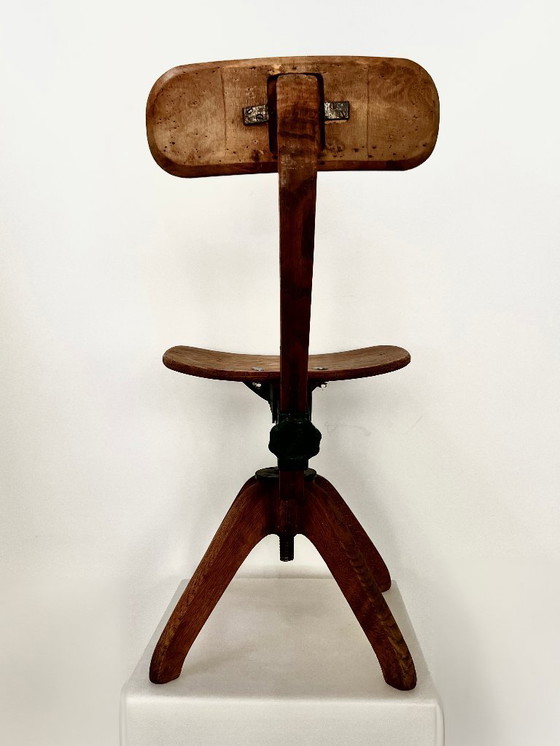 Image 1 of Wooden office chair 1930s, Atvidaberg Sweden