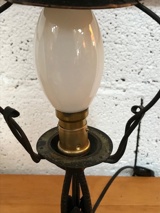 Image 1 of Antieke Art Nouveau lamp