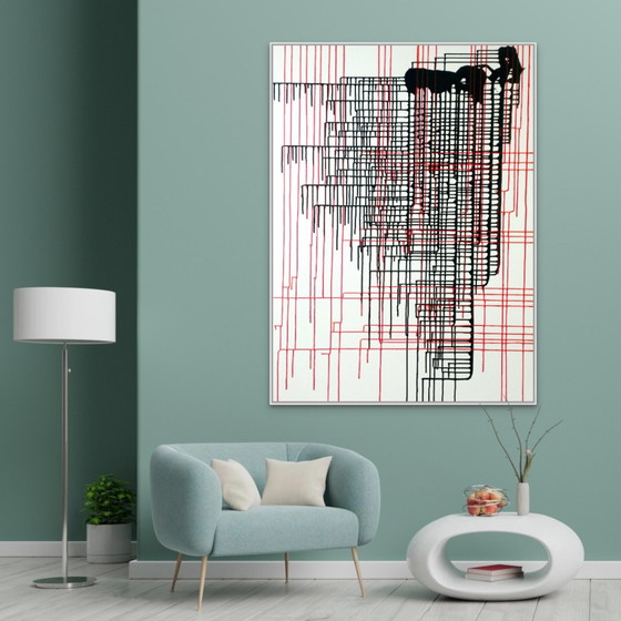 Antadze Abstract Composition XXL – Paintings & Drawings, Canvas (photo 3 of 15)