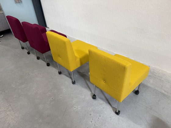 Image 1 of 4 Gelderland 7714 Button Fabric Design Chair