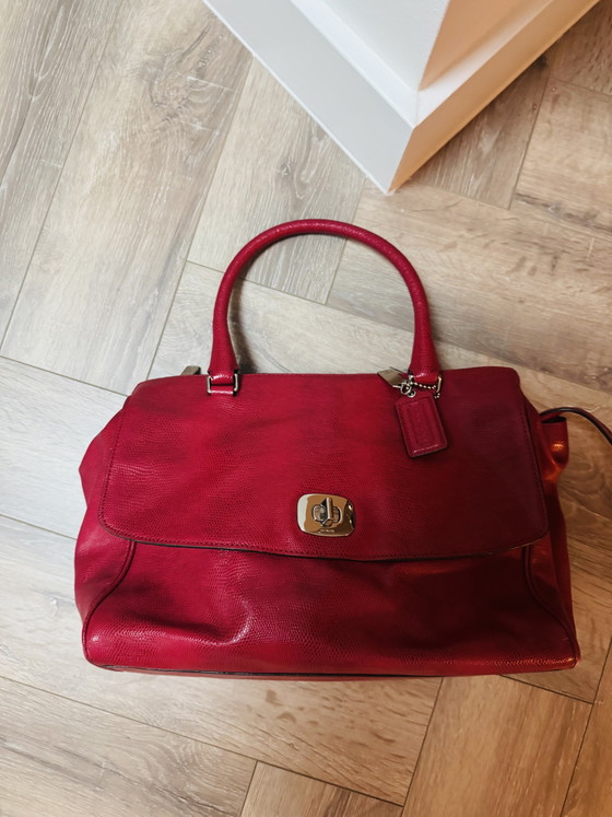 Rode coach-tas – Overige tassen, Calfskin, Leather (photo 5 of 5)