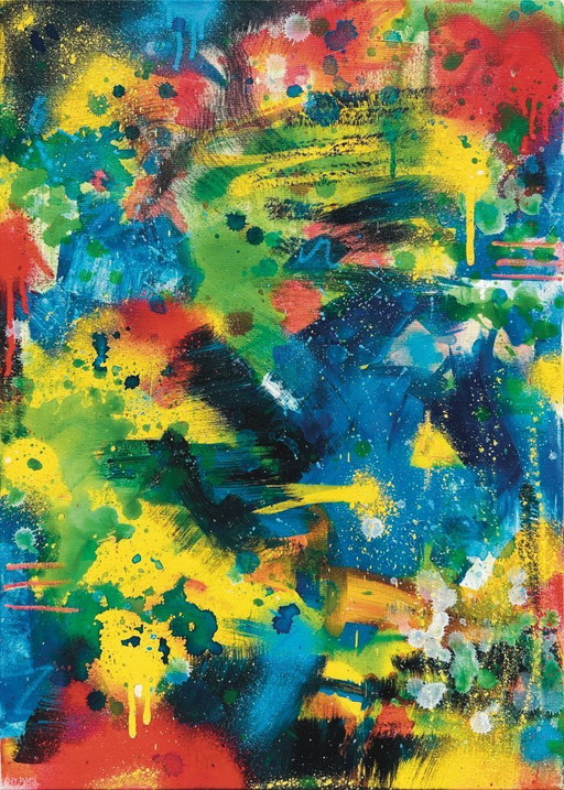 Matias MACHADO - Street Abstraction - Artist's painting