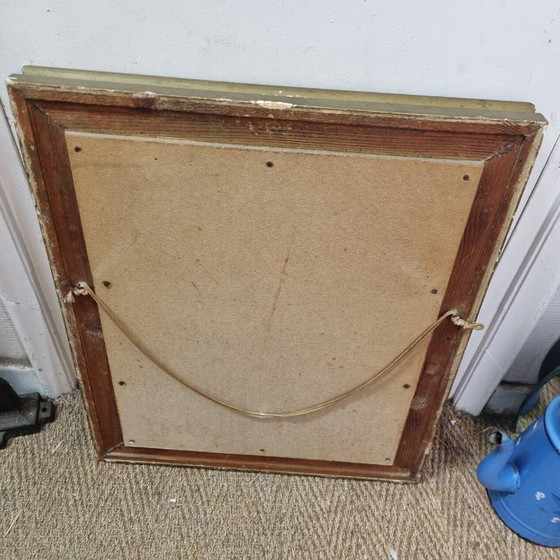 Image 1 of Giltwood miroir bois doré fin xixeme (66×55cm