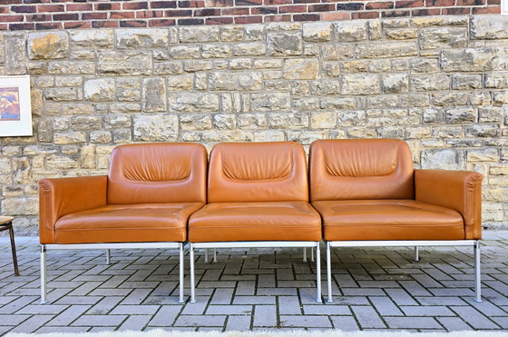 Image 1 of Set di divani Lübke, stile vintage anni '60 e '70, panche, sedie da ufficio, set di divani