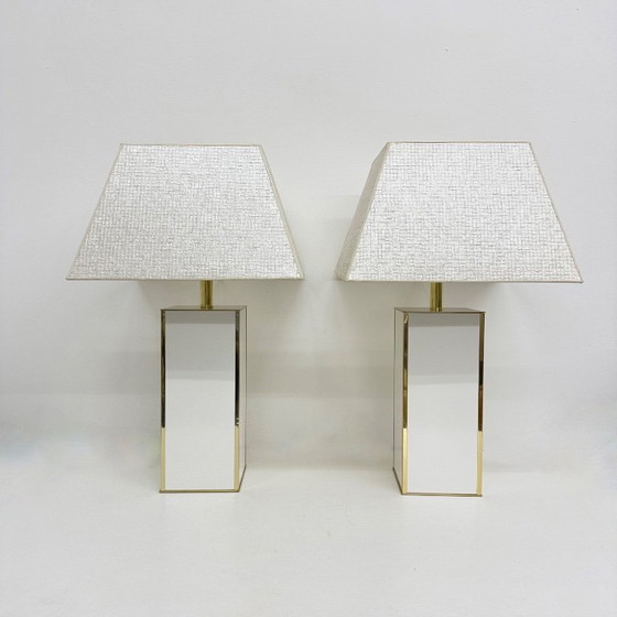 Image 1 of Pair of Maison Jansen Style Table Lamps, 1970s
