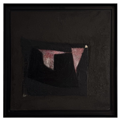 Odette Collon magnifique et grande peinture abstraite de 1996