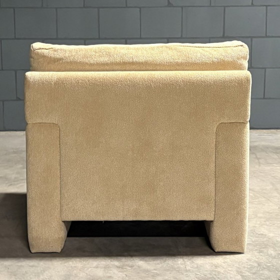 Image 1 of Sillón tapizado en tela beige – Erpo International