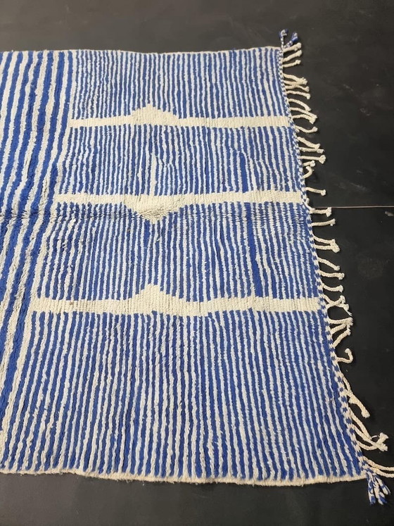 Image 1 of Tapis En Laine Pure Traditionnelle Tissé Main 1,5/2,5 M