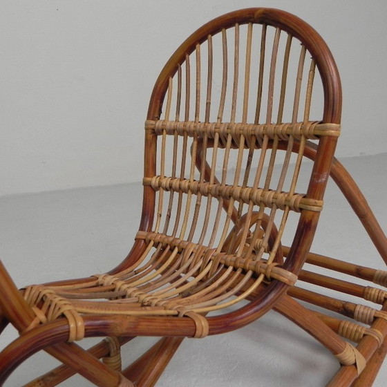 Image 1 of Cheval à bascule en bambou, 1960