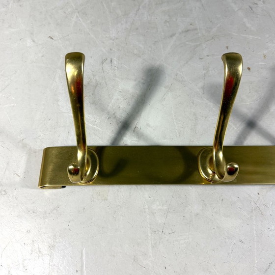 Gold-colored Aluminum Wall Coat Rack 1960s – Aluminium (photo 3 of 11)