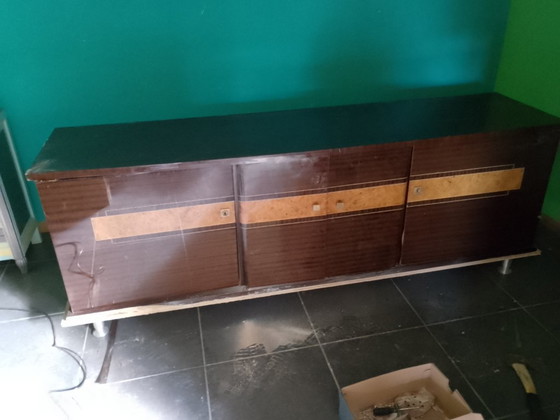Image 1 of Volledig gerestaureerd dressoir met 4 deuren