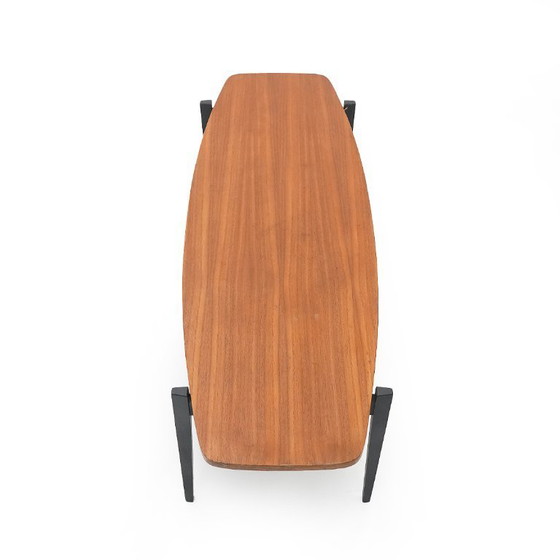 Image 1 of Tavolino rettangolare con piano in teak, 1960