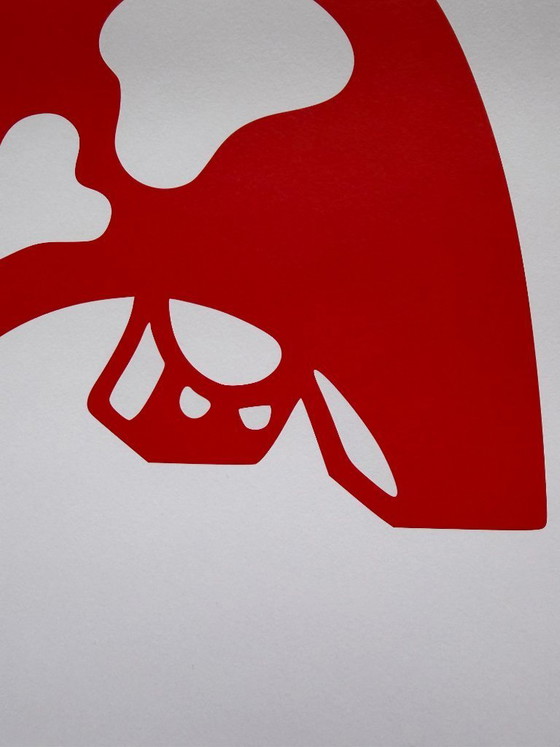 Image 1 of Mikael Reuter, Leche, Cartel de exposición de arte pop sueco, Impreso en Suecia